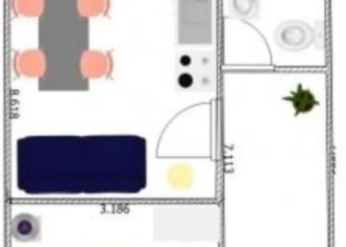 Daire Roza One Bedroom *